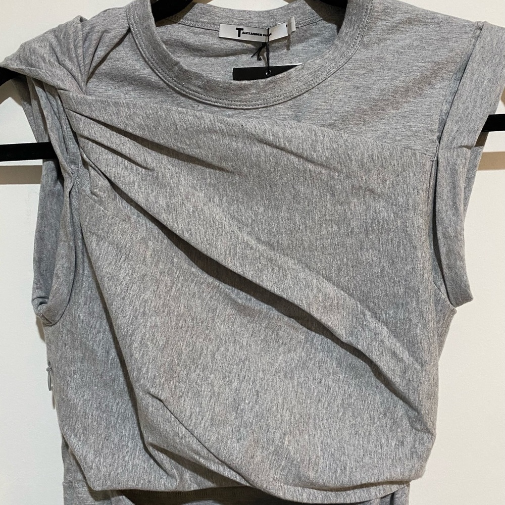 T By Alexander Wang Twist Cutout Dress New w Tags - Picture 5 of 7